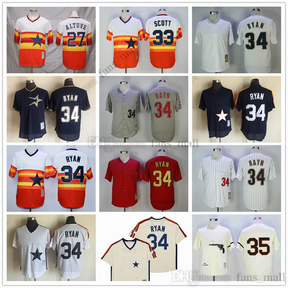 Movie Mitchell and Ness Baseball Jersey Vintage 34 Nolan Ryan Jersey 33 Mike Scott 27 Jose Altuve 35 Joe Morgan Stitched Breathable Sport Sale High Quality Man, As picture (with team name)
Movie Mitchell and Ness Baseball Jersey Vintage 34 Nolan Ryan Jersey 33 Mike Scott 27 Jose Altuve 35 Joe Morgan Stitched Breathable Sport Sale High Quality Man, As picture (with team name)