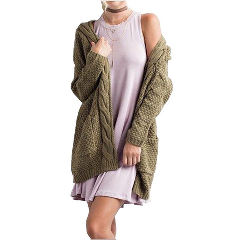 Women's Knits & Tees Woman Sweaters Autumn Fashion Ladies Caldigan Long Sleeve Winter Solid Color Pocket Twist Knitting Sweater Femme Clothe, White
Women's Knits & Tees Woman Sweaters Autumn Fashion Ladies Caldigan Long Sleeve Winter Solid Color Pocket Twist Knitting Sweater Femme Clothe, White
