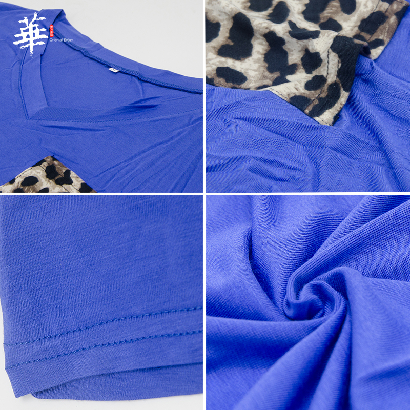 High Quality Tops Basic Plain Shirts for Women Oversized T shirt Top Leopard Pocket Fashion Clothes Woman Tshirts 220321