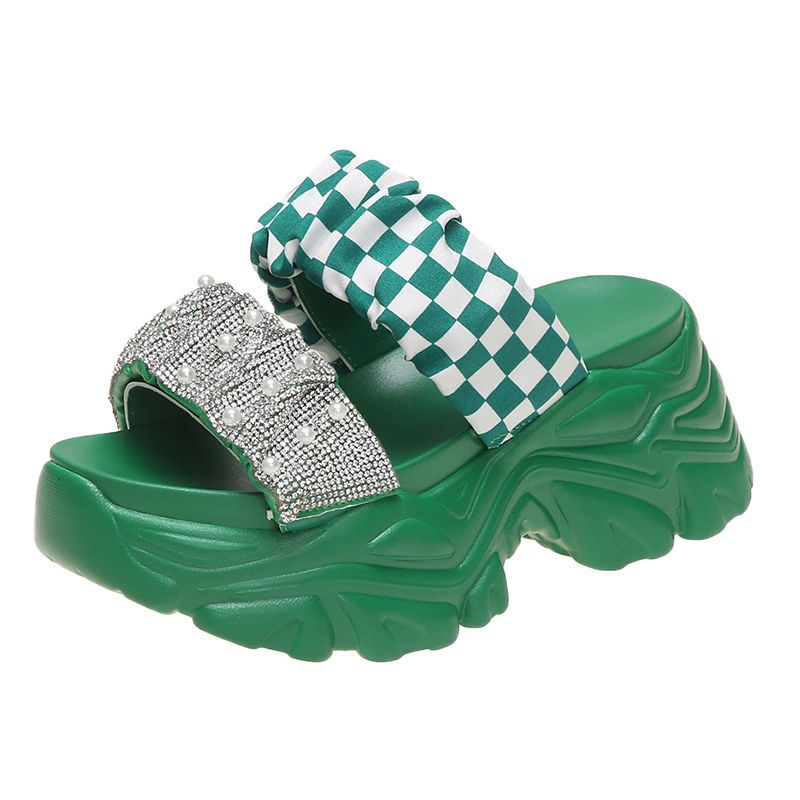Thick Sole slippers Website Explosion Fairy Wind Summer Outdoor Comfort Non-Slip Height Pearl Sponge Cake Beach Sandals, Black
Thick Sole slippers Website Explosion Fairy Wind Summer Outdoor Comfort Non-Slip Height Pearl Sponge Cake Beach Sandals, Black