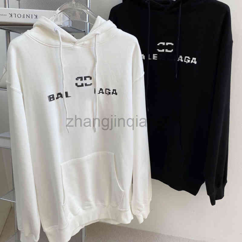 Designer Black White Balanciagas Hoodie Oversized Vintage Luxe Fashion Autumn Winter New Paris Mosaic BB Trend Hooded Plush Terry Men' Women' Lovers Loose Sweater, 11111
Designer Black White Balanciagas Hoodie Oversized Vintage Luxe Fashion Autumn Winter New Paris Mosaic BB Trend Hooded Plush Terry Men' Women' Lovers Loose Sweater, 11111