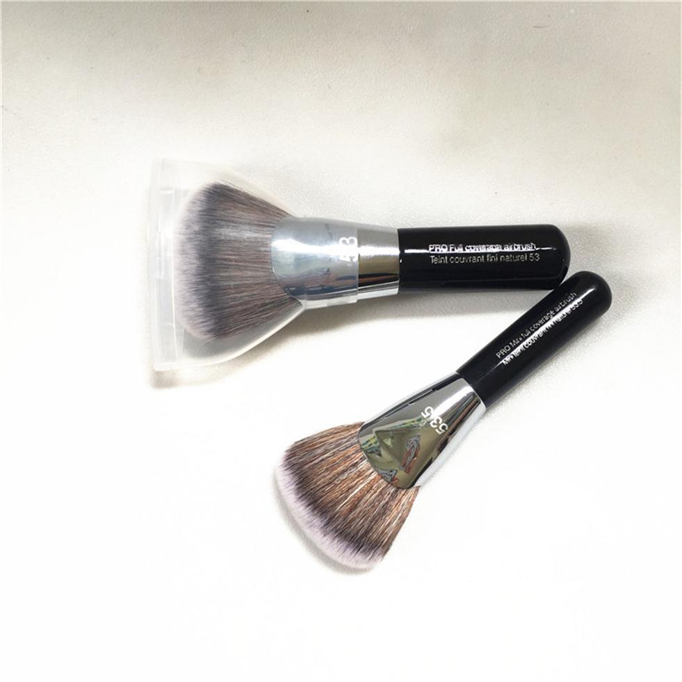 Pro Full Coverage Airbrush #53 / Mini Fan Airbrush #53.5 - Defined highlight contour Foundation Po Brush - Beauty Makeup Brushes B191v
Pro Full Coverage Airbrush #53 / Mini Fan Airbrush #53.5 - Defined highlight contour Foundation Po Brush - Beauty Makeup Brushes B191v