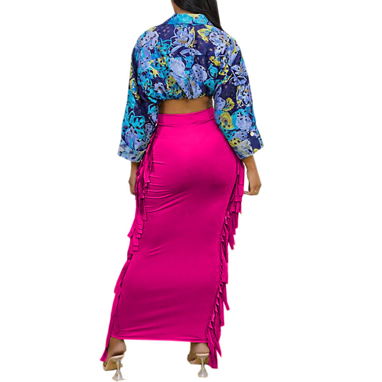 Women Summer Casual Sexy Solid Long Maxi Skirt Party Club Female Beach Femme 220317