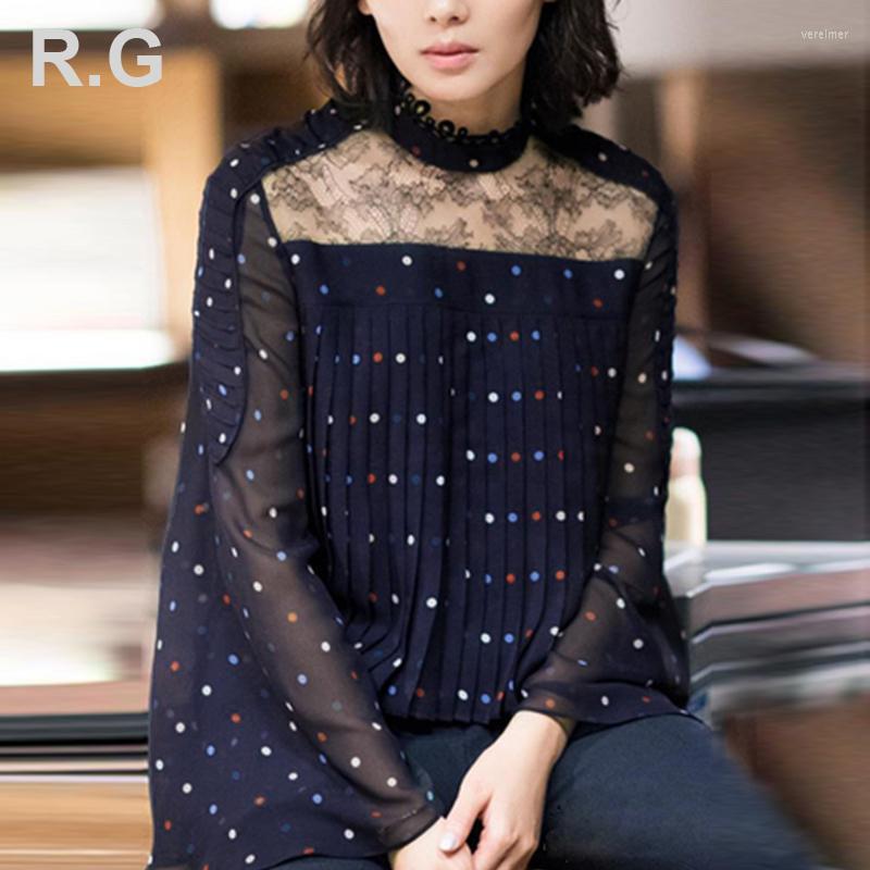 Women' Blouses & Shirts Bohe Women Chiffon Blouse Shirt Polka Dot Printed Lace Patchwork Womens Tops And Blusas Mujer De Moda Summer 2022Wo, Dark
Women' Blouses & Shirts Bohe Women Chiffon Blouse Shirt Polka Dot Printed Lace Patchwork Womens Tops And Blusas Mujer De Moda Summer 2022Wo, Dark