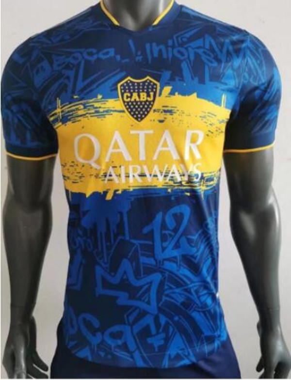 New Special 22 23 Boca Juniors soccer jersey Version Fans CARLITOS MARADONA TEVEZ DE ROSSI 2022 2023 football shirt men, Blue
New Special 22 23 Boca Juniors soccer jersey Version Fans CARLITOS MARADONA TEVEZ DE ROSSI 2022 2023 football shirt men, Blue