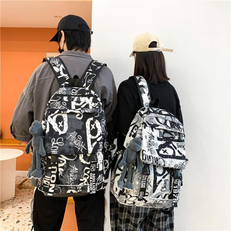 Backpack Large Capacity Women Men Bags Graffiti Anti Theft Back Pocket Travel Working Bag Student School For
Backpack Large Capacity Women Men Bags Graffiti Anti Theft Back Pocket Travel Working Bag Student School For