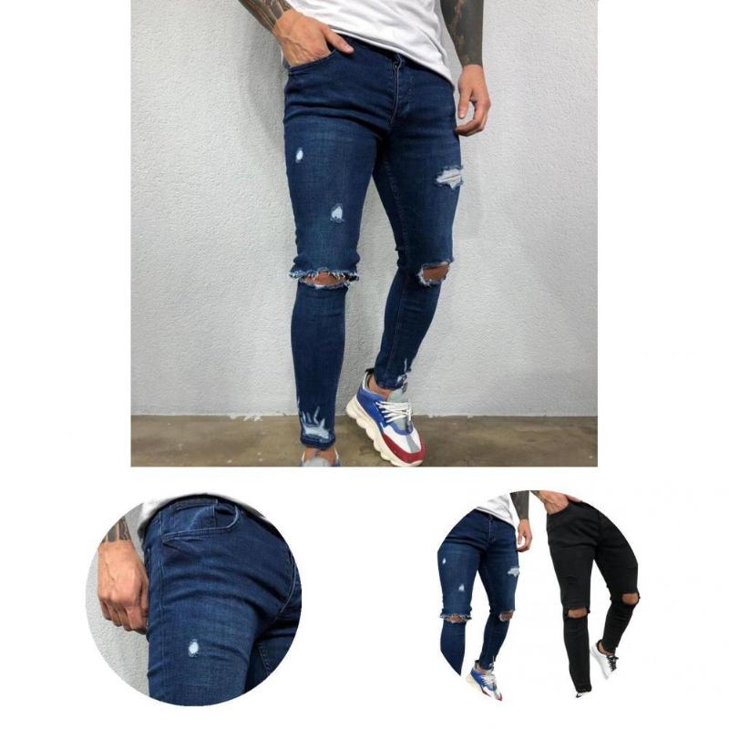 Men's Jeans Trousers Wonderful Washable Knee Hole Comfortable Touch Men For Indoor JeansMen's, Black
Men's Jeans Trousers Wonderful Washable Knee Hole Comfortable Touch Men For Indoor JeansMen's, Black