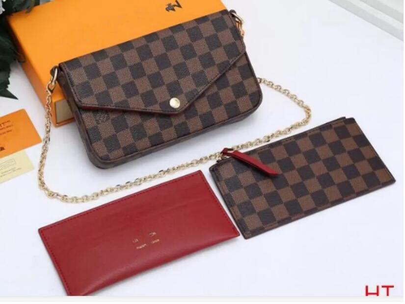 GGs Louiseity Viutonity LVs YSLs Designers POCHETTE 3 pcs/set Wallets crossbody bag Women embossing Leather Handbags Luxurys Womens Chain Shoulder Purse
GGs Louiseity Viutonity LVs YSLs Designers POCHETTE 3 pcs/set Wallets crossbody bag Women embossing Leather Handbags Luxurys Womens Chain Shoulder Purse