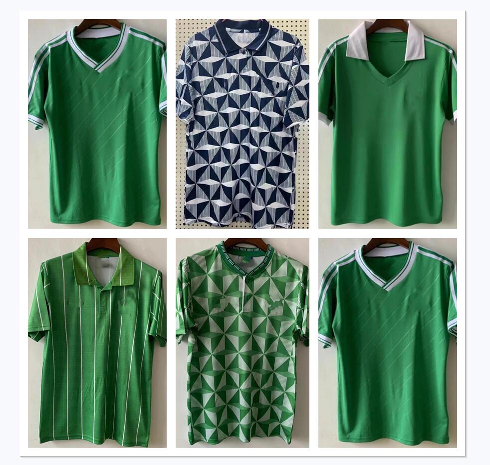 Northern Ireland Retro Soccer Jerseys 1979 1988 1990 1993 Home Away Classic Vintage Jersey George EVANS LEWIS SAVILLE DAVIS WHYTE LAFFERTY McNAIR Football Shirt 2XL, Black
Northern Ireland Retro Soccer Jerseys 1979 1988 1990 1993 Home Away Classic Vintage Jersey George EVANS LEWIS SAVILLE DAVIS WHYTE LAFFERTY McNAIR Football Shirt 2XL, Black