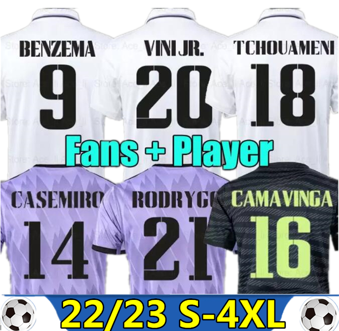 S-4XL BENZEMA soccer jerseys 22 23 football shirt VINI JR TCHOUAMENI CAMAVINGA 120th Y-3 ALABA ASENSIO MODRIC RODRYGO CASEMIRO 2022 2023 camiseta men kids kit uniforms, Blue
S-4XL BENZEMA soccer jerseys 22 23 football shirt VINI JR TCHOUAMENI CAMAVINGA 120th Y-3 ALABA ASENSIO MODRIC RODRYGO CASEMIRO 2022 2023 camiseta men kids kit uniforms, Blue