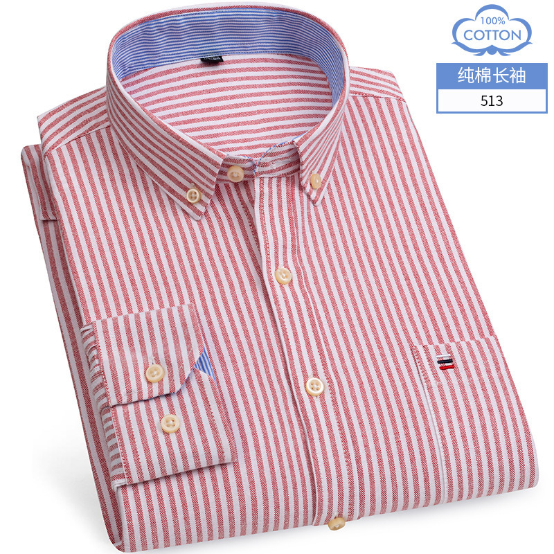 Plus Size S To 7XL Men Long Sleeve 100% Cotton Oxford Soft Comfortable Regular Fit Quality Summer Business Man Casual Shirts 220322