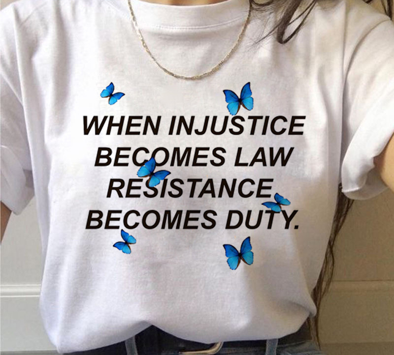 Gothic Y2k Aesthetic Loose Ladies Tshirt Purple Korean Style Tops Harajuku Punk Clothes 220527