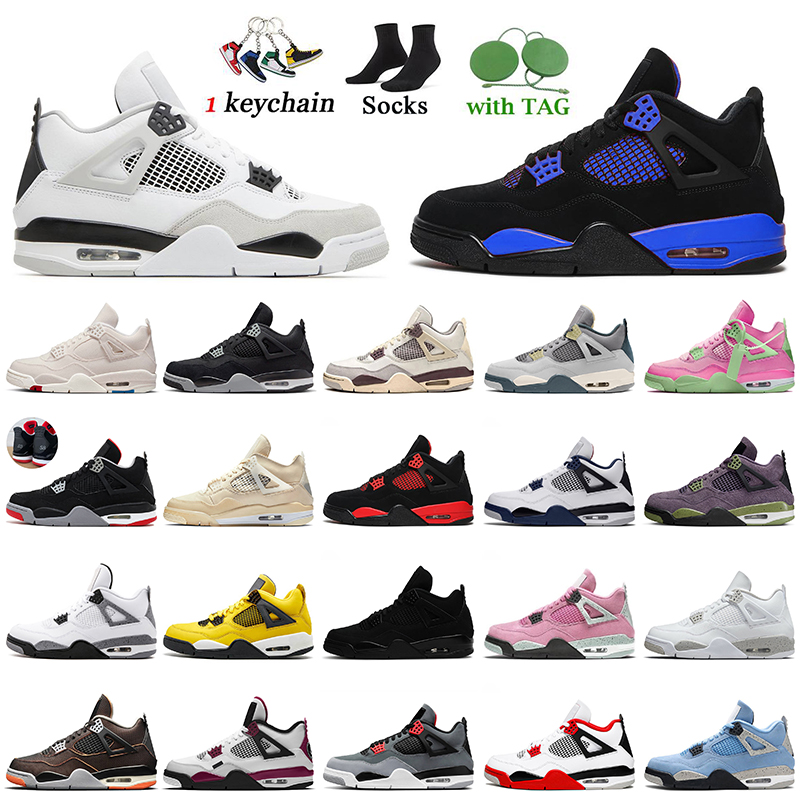 2022 Women Mens Outdoor Sport 4 Basketball Shoes With Socks Jumpman 4s Blue Red Thunder Military Black Cat Canvas Craft Sail Pink Midnight Navy Oreo Trainers Sneakers, # 36-47 craft
2022 Women Mens Outdoor Sport 4 Basketball Shoes With Socks Jumpman 4s Blue Red Thunder Military Black Cat Canvas Craft Sail Pink Midnight Navy Oreo Trainers Sneakers, # 36-47 craft