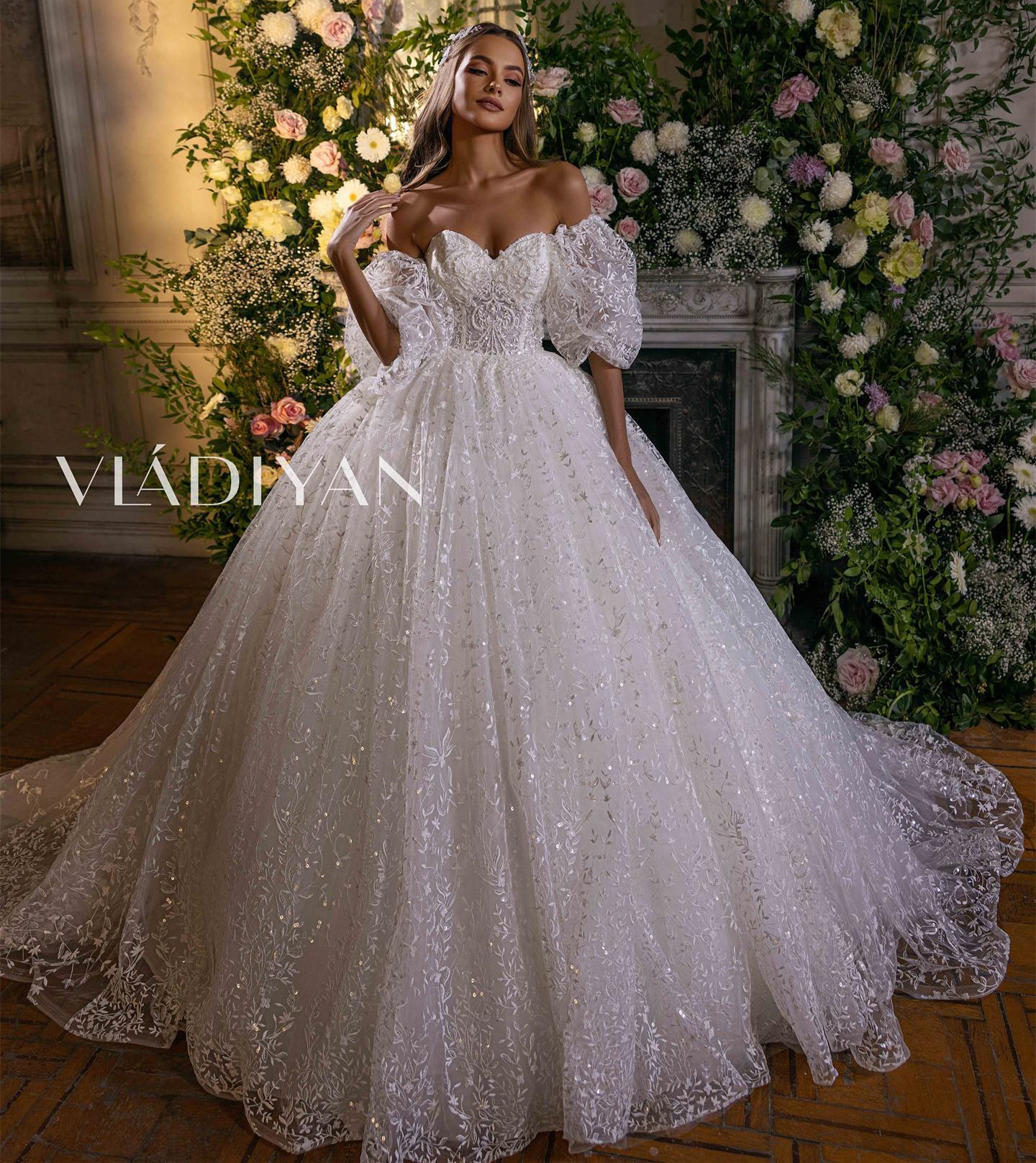 Elegant Full Lace Ball Gown Wedding Dresses 2022 Off The Shoulder Long Sleeve Vestido de Noiva Bridal Gowns, Champagne
Elegant Full Lace Ball Gown Wedding Dresses 2022 Off The Shoulder Long Sleeve Vestido de Noiva Bridal Gowns, Champagne