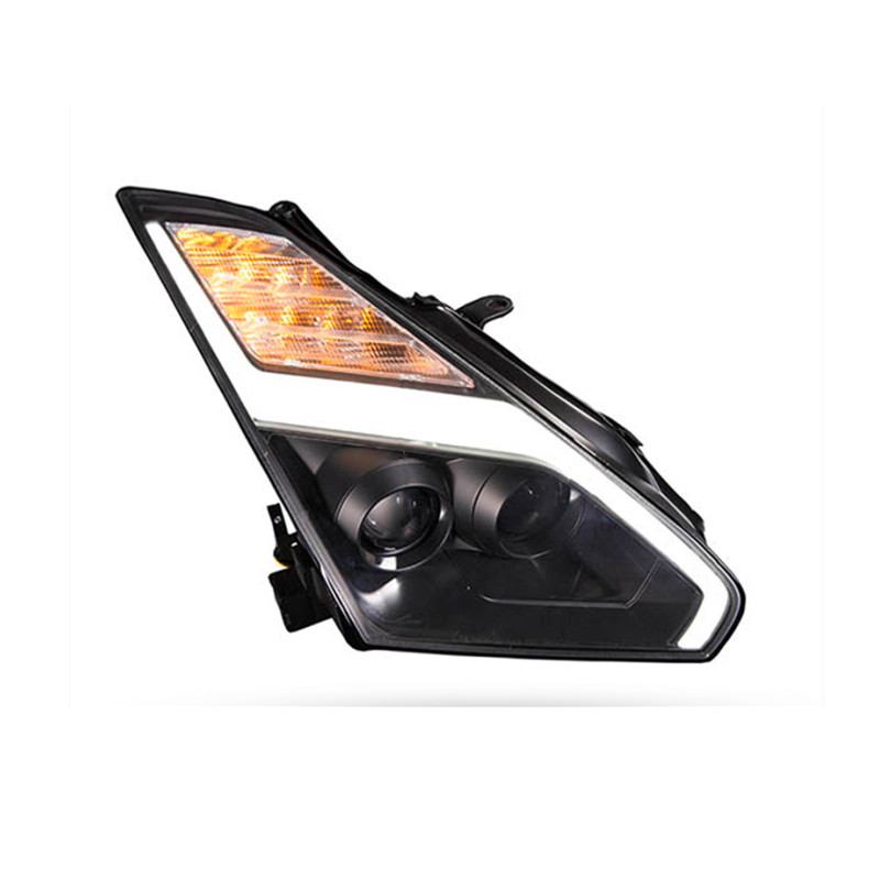 All LED Head Lamp For Nissan GT-R Valenti LED Headlight 2009-17 GTR DRL Turn Signal High Beam Angel Eye Projector Lens