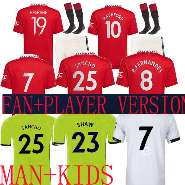 SANCHO soccer jersey 22 23 RASHFORD SHAW Maguire 2022 2023 fans player version MANS UTDS Bruno Fernandes 8 Greenwood Varane Fred football shirt men kids kit uniforms, Home man player version 2
SANCHO soccer jersey 22 23 RASHFORD SHAW Maguire 2022 2023 fans player version MANS UTDS Bruno Fernandes 8 Greenwood Varane Fred football shirt men kids kit uniforms, Home man player version 2
