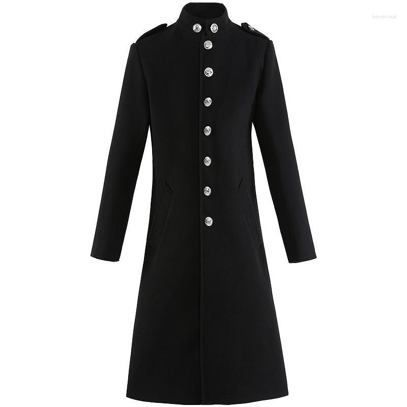 Men's Wool & Blends Autumn Winter Style Stand-up Collar Woolen Windbreaker Male Boutique Long Coat Material Metal Buckle Man Kend22, Black
Men's Wool & Blends Autumn Winter Style Stand-up Collar Woolen Windbreaker Male Boutique Long Coat Material Metal Buckle Man Kend22, Black