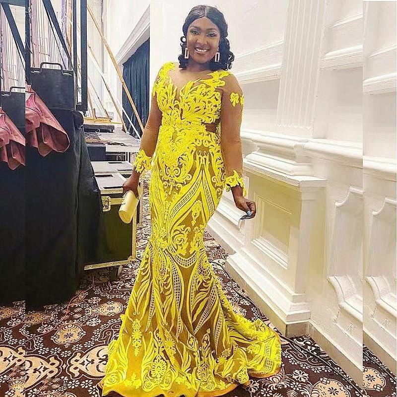 Party Dresses Aso Ebi Woman Evening Dress Elegant Full Sleeves Abiye Mermaid Yellow Lace Vestido De Festa LongoParty, Beige
Party Dresses Aso Ebi Woman Evening Dress Elegant Full Sleeves Abiye Mermaid Yellow Lace Vestido De Festa LongoParty, Beige