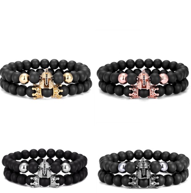 2pcs/set Matte Black tube crown stone 8mm skull tube gold silver copper cz zircon cubic zirconia beads bohemian Bracelet agate Onyx Stone Bangles hj5f
2pcs/set Matte Black tube crown stone 8mm skull tube gold silver copper cz zircon cubic zirconia beads bohemian Bracelet agate Onyx Stone Bangles hj5f