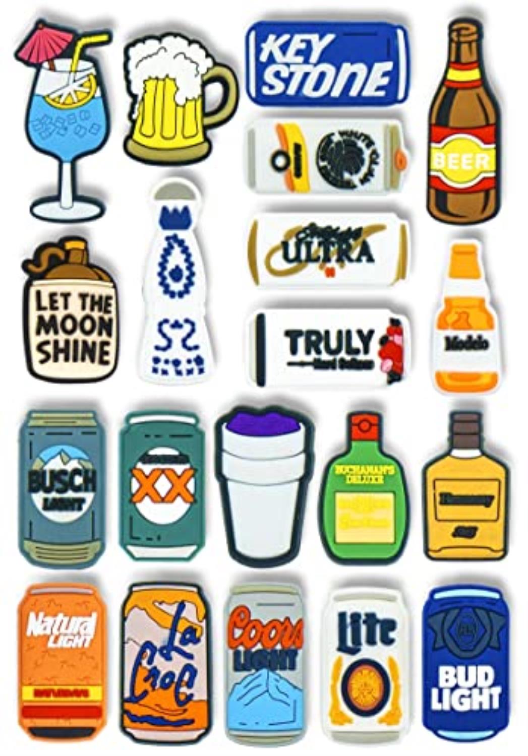 Shoe Parts Accessories Doulanble Beer Shoe Charms Drinks Shoe Charms Decoration For Adult Men Mexican Inspired Pins Bracelets Acces mix randomly
Shoe Parts Accessories Doulanble Beer Shoe Charms Drinks Shoe Charms Decoration For Adult Men Mexican Inspired Pins Bracelets Acces mix randomly