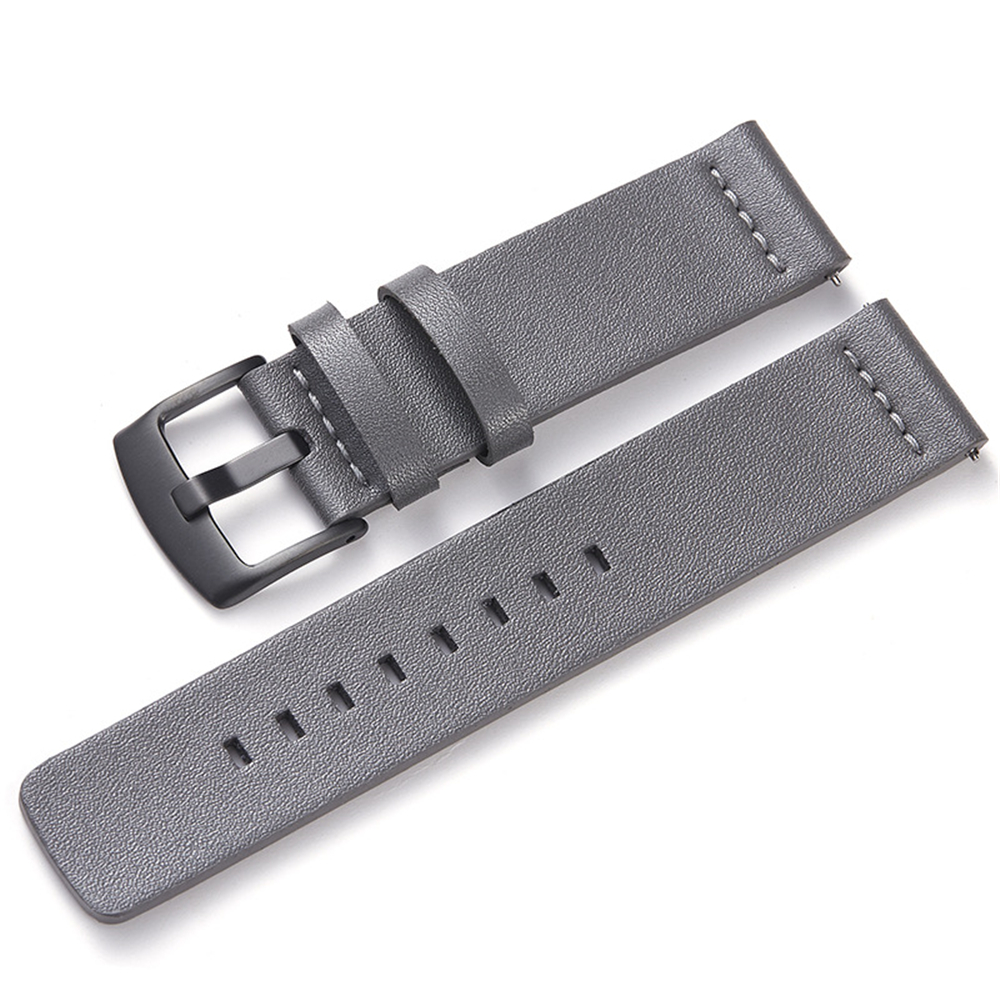 20mm 22mm Leather band Strap for Samsung Galaxy Watch 3 41mm 45mm Active2 40 44mm WatchBand Quick Release 18mm free shipping