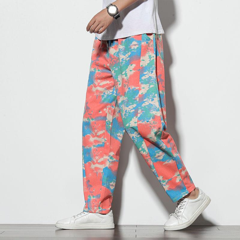 Men's Pants Cotton Camo Fashion Casual Straight Men Streetwear Wild Loose Hip-hop Drawstring Tie-dye Trousers Mens -5XL, Gray
Men's Pants Cotton Camo Fashion Casual Straight Men Streetwear Wild Loose Hip-hop Drawstring Tie-dye Trousers Mens -5XL, Gray