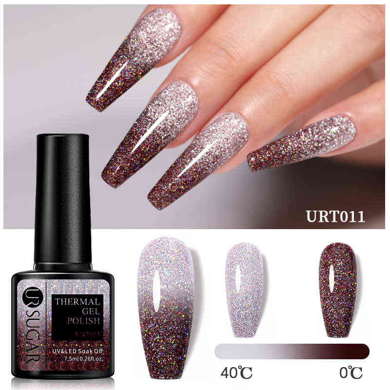 NXY Nail Gel 7 5ml Thermal Polish Temperature Color Changing Glitter Sequins Soak Off Uv Led Varnish Art Laquers 0328
