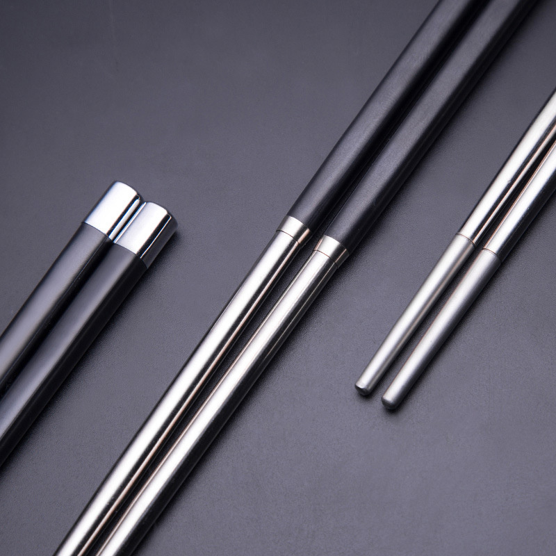High Quality Stainless Steel Chopstick Metal Chopstick Black