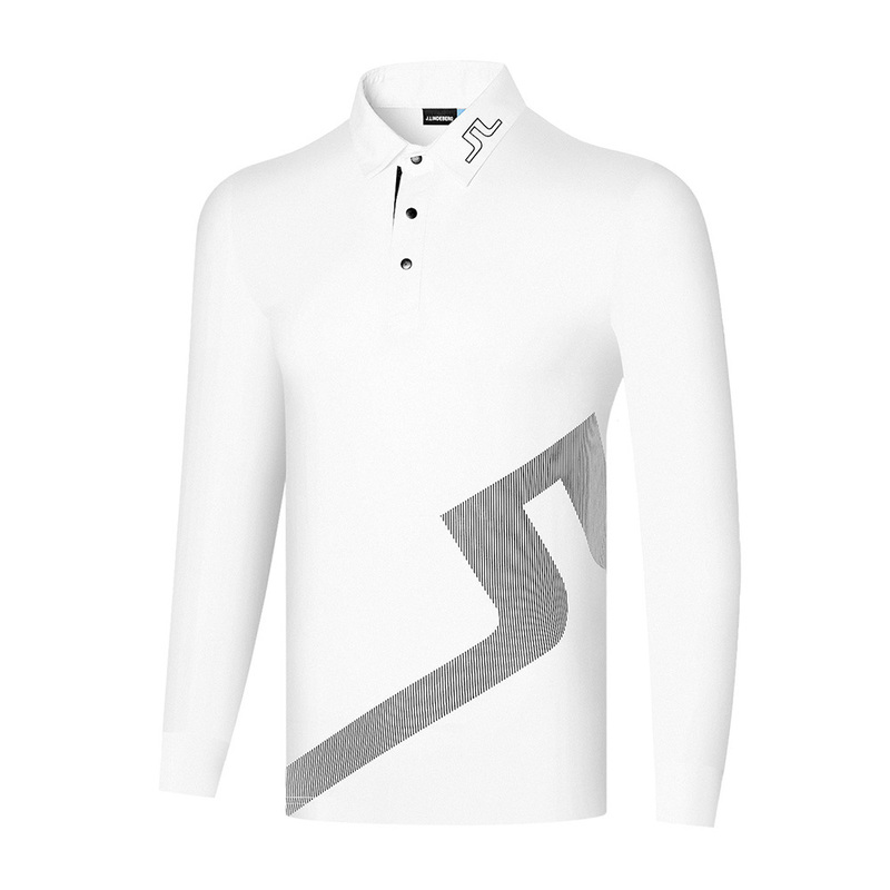 Golf Apparel JL Men s Sports and Leisure Outdoor Breathable Quick Drying Anti Shrink T Shirt Polo Top High Quality Long Sleeves 220712
