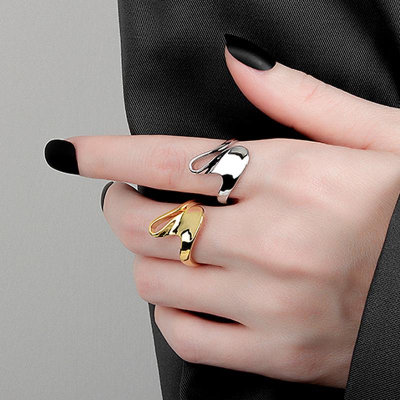 Cluster Rings Unisex Irregular Smooth Surface Geometry Opening Adjustable Ring Korean Version Simple Personality Women Men JewelryCluster
Cluster Rings Unisex Irregular Smooth Surface Geometry Opening Adjustable Ring Korean Version Simple Personality Women Men JewelryCluster