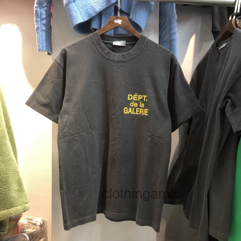 2022 t Shirts Designer Tshirt Gallerydept Trendy Dark Printing Wash Old Round Neck Loose Short Sleeve, Dark gray
2022 t Shirts Designer Tshirt Gallerydept Trendy Dark Printing Wash Old Round Neck Loose Short Sleeve, Dark gray