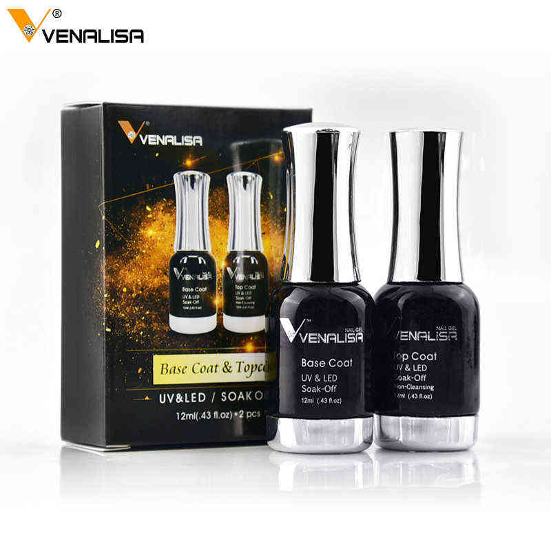 NXY Nail Gel 2pcs Set 12ml No Acid Base Coat Kit Anti Yellowing Wipe Top Long Lasting Art Manicure 0328