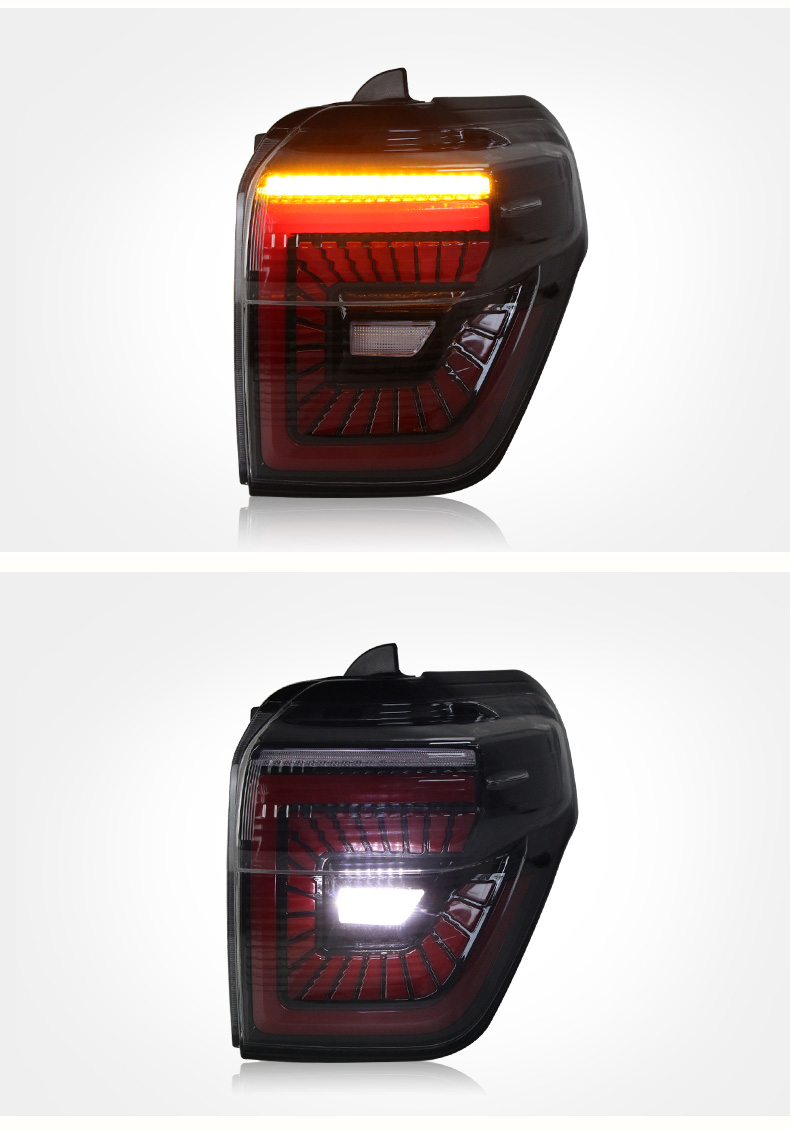 Car Rear Lamp for Toyota 4Runner LED Taillight 2010-2021 Tail Brake Reversing Lights LED Dynamic Turn Signal Taillights