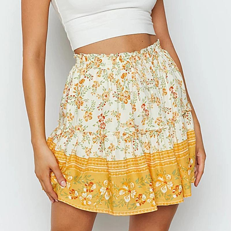 Womail Bohemia Floral Print Elastic High Waist Mini Skirt Women Fashion Ruffles Loose Beach 2022 Summer Short 521#3 Skirts, Bu
Womail Bohemia Floral Print Elastic High Waist Mini Skirt Women Fashion Ruffles Loose Beach 2022 Summer Short 521#3 Skirts, Bu