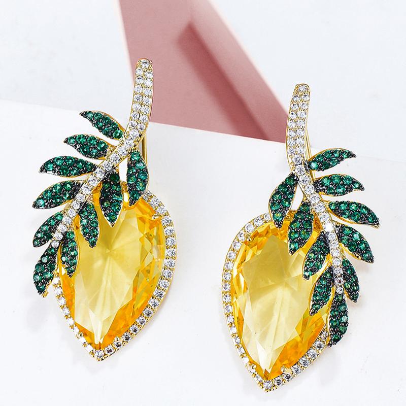 Stud GODKI Trendy Leaf Feather Aretes Aros Earrings For Women Wedding Accessories Cubic Zirconia Jewelry Pendientes Mujer Moda
Stud GODKI Trendy Leaf Feather Aretes Aros Earrings For Women Wedding Accessories Cubic Zirconia Jewelry Pendientes Mujer Moda