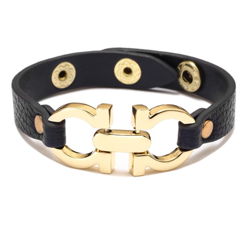Charm Bracelets Lovers Bracelet Female Ins Minority Design PU Leather Alloy Geometric Buckle Jewelry Manufacturer Wholesale
Charm Bracelets Lovers Bracelet Female Ins Minority Design PU Leather Alloy Geometric Buckle Jewelry Manufacturer Wholesale