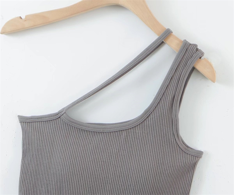 PUWD Elegant Women Sexy Backless Slim Soft Tank Summer Fashion Ladies Solid Color Sleeveless Short Tops Girls Crop Top 220316