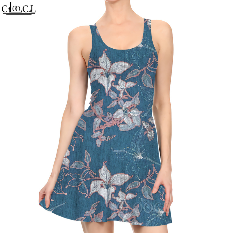 Women Dress Retro Leaves Pattern 3D Printed Mini Dress for Fashion Sleeveless Sexy Beach Dresses Female Clothes 220616, Mini dress 4
Women Dress Retro Leaves Pattern 3D Printed Mini Dress for Fashion Sleeveless Sexy Beach Dresses Female Clothes 220616, Mini dress 4