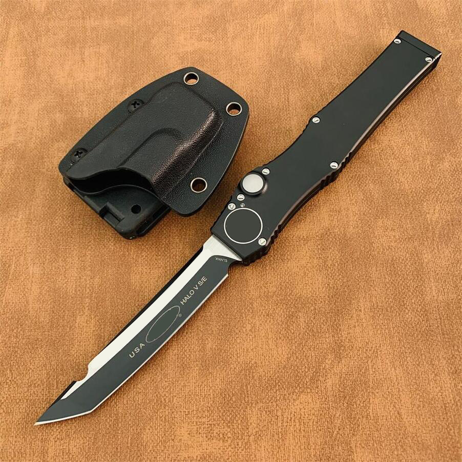 5Models Haio-V Tanto Knife 4.6 Satin 150-4 Single Action Tactical Survival Gear Knives With Kydex Sheath