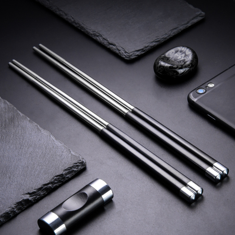 High Quality Stainless Steel Chopstick Chopstick Black