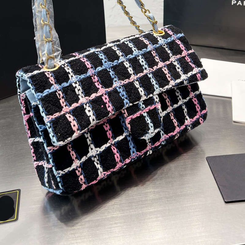 Woolen Crossbody Bags Women Chian Shoulder Bag High Quality Handbags Purse Twill Tweed Brand Letters Interior Zip Pocket Multiple Colors Clutch Wallets, Box
Woolen Crossbody Bags Women Chian Shoulder Bag High Quality Handbags Purse Twill Tweed Brand Letters Interior Zip Pocket Multiple Colors Clutch Wallets, Box