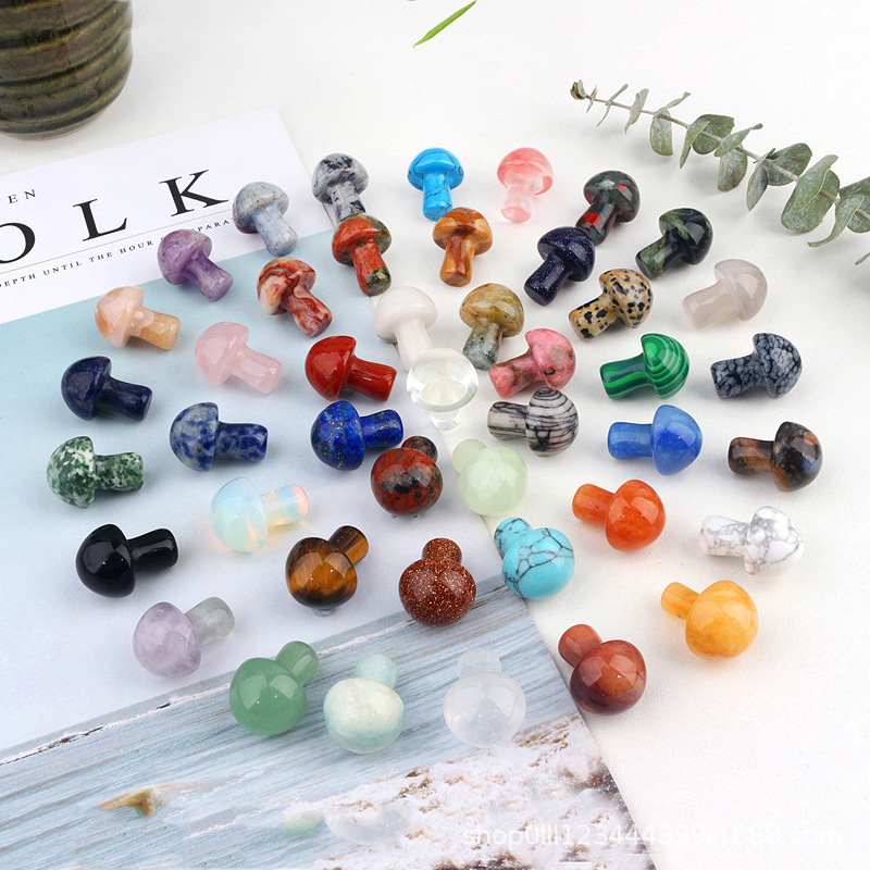 Christmas Decorations Crafts Mushroom-Shape Chakra Stones Natural Healing Crystals Quartz Chakras Reiki Yoga Flower Pot Fish Tank Decoration Bathroom Table Decor
Christmas Decorations Crafts Mushroom-Shape Chakra Stones Natural Healing Crystals Quartz Chakras Reiki Yoga Flower Pot Fish Tank Decoration Bathroom Table Decor