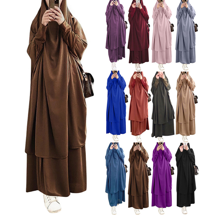 Ethnic Clothing Hooded Muslim Women Hijab Dress Prayer Garment Jilbab Abaya Long Khimar Ramadan Gown Abayas Skirt Sets Islamic Clothes
Ethnic Clothing Hooded Muslim Women Hijab Dress Prayer Garment Jilbab Abaya Long Khimar Ramadan Gown Abayas Skirt Sets Islamic Clothes
