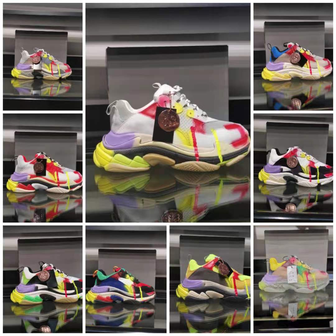 Fashion Top Men women casual shoes top designers new stitched rainbow rubber soled luxury dad outdoor running coach sports thick basketball box large 35-46, 30
Fashion Top Men women casual shoes top designers new stitched rainbow rubber soled luxury dad outdoor running coach sports thick basketball box large 35-46, 30