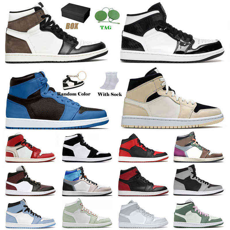 Top Quality Jumpman 1 1s Mens Outdoor Shoes Dark Marina Blue University High OG Mocha Mid Carbon Fiber Sea Dutch Green Trainers, B50 royal blue 36-46
Top Quality Jumpman 1 1s Mens Outdoor Shoes Dark Marina Blue University High OG Mocha Mid Carbon Fiber Sea Dutch Green Trainers, B50 royal blue 36-46