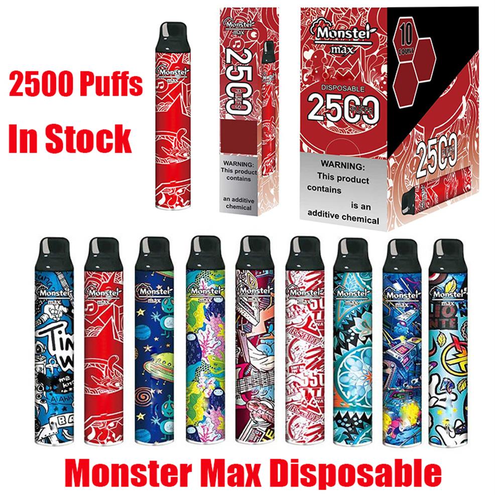 Authentic Monster Max Disposable Device Pod Kit 850mAh Battery Prefilled 7.5ml Pods 2500 Puffs Vape Stick Pen Bar Plus SWITCH 248f
Authentic Monster Max Disposable Device Pod Kit 850mAh Battery Prefilled 7.5ml Pods 2500 Puffs Vape Stick Pen Bar Plus SWITCH 248f