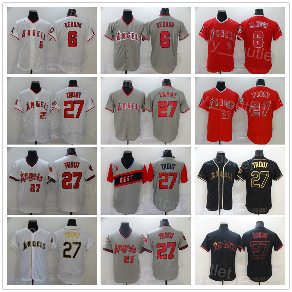 City Connect Baseball 27 Mike Trout Jersey 6 Anthony Rendon Team Red White Black Grey Color Embroidery And Sewing Flexbase Cool Base Pullover Breathable Top/Good
City Connect Baseball 27 Mike Trout Jersey 6 Anthony Rendon Team Red White Black Grey Color Embroidery And Sewing Flexbase Cool Base Pullover Breathable Top/Good