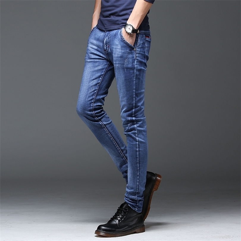 Batmo new arrival high quality casual slim jeans men men's pencil pants skinny jeans men Z004 201123