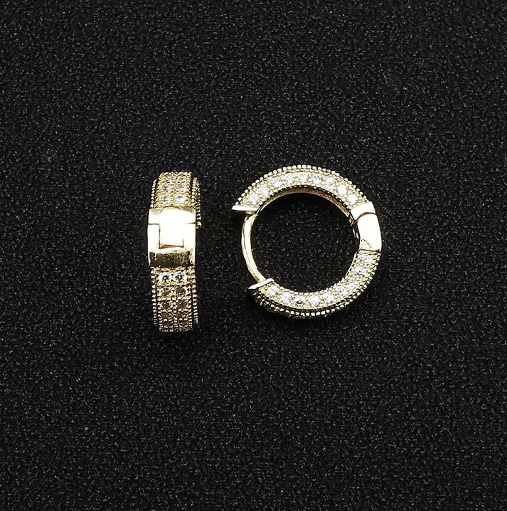 Choucong Hip Hop Vintage Jewelry Ear Cuff 925 Sterling Silver Pave White Sapphire CZ Diamond Gemstones Party Fine Women Wedding Clip Earring For Lover