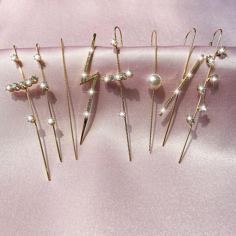 Dangle & Chandelier 1pcs Street Jewelry Piercing Earrings For Women Fashion Crystal Earring Female Engagement GiftsDangle
Dangle & Chandelier 1pcs Street Jewelry Piercing Earrings For Women Fashion Crystal Earring Female Engagement GiftsDangle